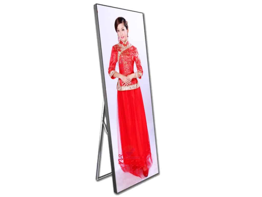 led screen bracket standing front view